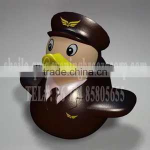 Wholesale Promotional Rubber Duck With Logo Imprint , Baby Bath Plastic Duck Toy , Floating Vinyl Duck thumbnail-6