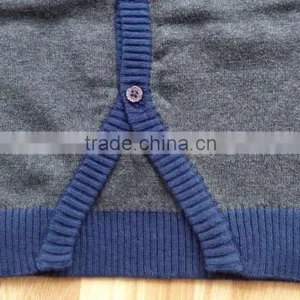 Boys Cardigan Autumn V-neck Vest Basic Geometric Diamond Patchwork Childrens Clothing Kids Jackets Sweaters for Kid Pull Garcon thumbnail-3