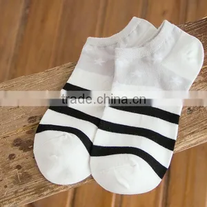 Zm33554a Fashion Simple Cheap Women Cotton Boat Socks for Wholesale thumbnail-2