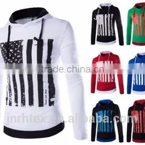 Hot Mens Long Sleeve Custom Print Couple Lover Hooded Sweatshirt thumbnail-2