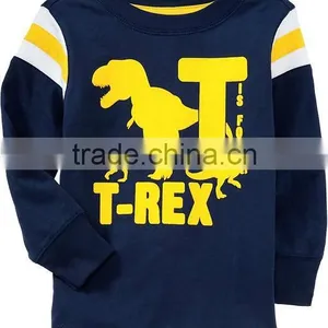 BOYS PRINTED LONG SLEEVE POLO T SHIRT thumbnail-1
