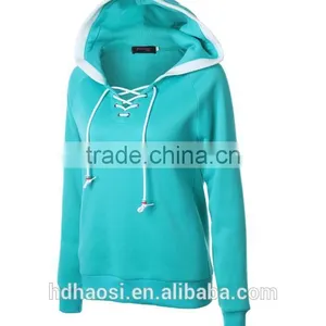 Winter Fashion Pullover Sweatshirt Draw String Hoodies Raglan Long Sleeve Blouse thumbnail-4