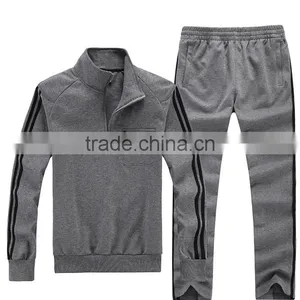 Wholesale Custom Made High Quality Lovers' Mens Cotton Sweat Track Suit thumbnail-2