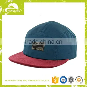 Low Profile Unstructured Corduroy 5 Panel Cap Long Bill thumbnail-1