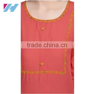 Fashion Indian Apparel Wholesale Fancy Cotton Kurti thumbnail-3