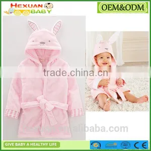Baby Girls and Boys Bathrobe Fleece Robes for Kids thumbnail-1