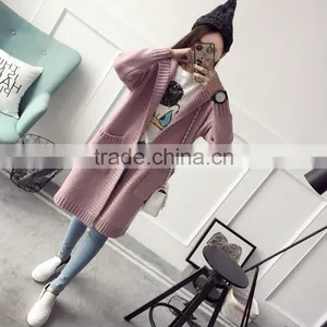 Hooded Cardigan Sweater Coat Korean Female and 2017 New Spring All-match Sweater thumbnail-5