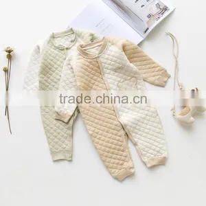 Spring Style Good Quality Soft Cotton Organic Baby Onesie thumbnail-1