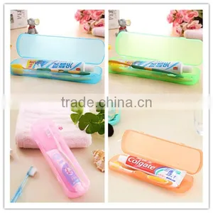 Hot Sale Modern Design Portable Candy Colors Hygienic Travel Camping Toothpaste Toothbrush Holder Protect Case Storage Bo thumbnail-6