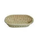 Eco-Friendly Handweaved Poly Rattan Oval Bread Basket For Kitchen thumbnail-1