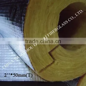 50mm Inner Diameter 2'' Fiberglass Wool Pipe in Z Shape for Heat Preservation thumbnail-1