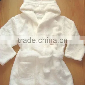 Wholesale 100% Cotton Soft Skin Protection Kid Bathrobe thumbnail-3