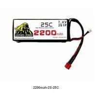 LiPo Battery 2200mah-2S-25C for rc Model thumbnail-1