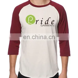 Custom Mens 3/4 Sleeve Baseball T Shirt-Custom Baseball T-shirt 100% Polyester-Men Baseball Anti-wrinkle T-shirt thumbnail-1