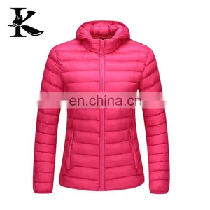 Unisex Lightweight Nylon Shell Down Jacket With Warmer Hood thumbnail-2