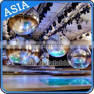 Durable and Cheap Giant Inflatable Advertising Mirror Balloon/ Silk Silver Balloon thumbnail-1
