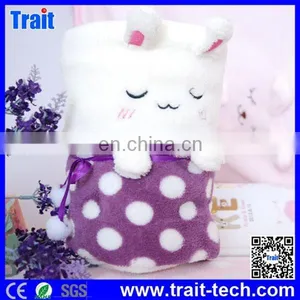 3D Cute Cartoon Soft Coral Fleece Plush Air Conditioning Blankets Baby Bedding thumbnail-1