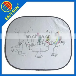 Paintable Tyvek Car Sunshade Side Sunshade (DIY Design) thumbnail-1