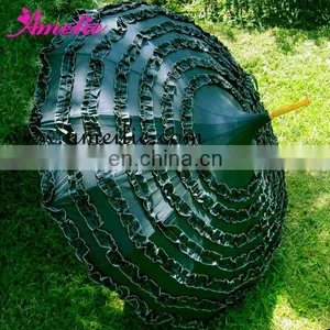 Wholesale Black Pagoda Parasol Umbrella thumbnail-1