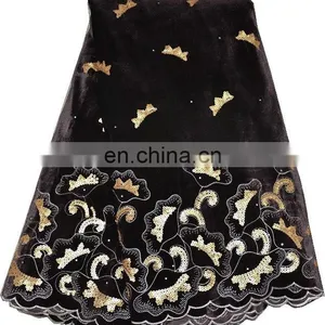 New Arrival Beautiful Embroidery African George Fabric(PVG14001) George Lace With Sequins thumbnail-2
