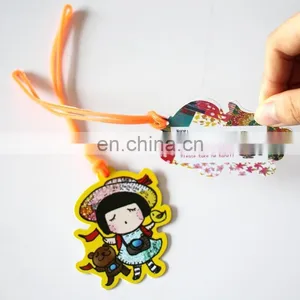 Guangzhou Factory New Products Hot Souvenir Pvc Luggage Tag With Strap thumbnail-3