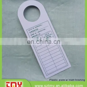 Soft PVC Door Hanger, Door Warning Signs thumbnail-6
