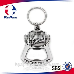 Bottle Opener Keychain With Antique Color Filling thumbnail-1