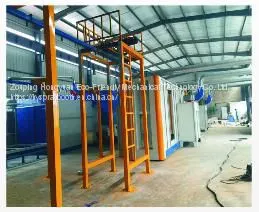 Manually Metal Powder Coating Spray Line for Sale thumbnail-1