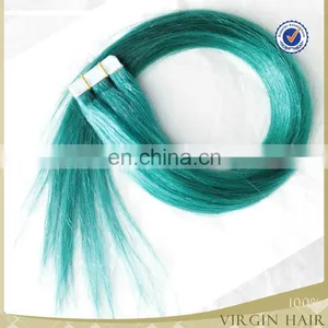 New Products Virgin Brazilian Two Tone Hair Color Blue Hair Weave Color thumbnail-3