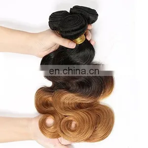 1b 27 Ombre Color Hair Brazilian Body Wave Hair thumbnail-4
