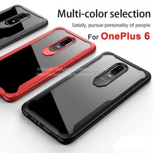 Silicone Phone Case For OnePlus 5T 6 Ultra Thin Soft TPU Transparent Back Cover thumbnail-1