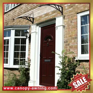 House Door Window Diy pc Awnings Awning Canopy Canopies Cover Shelter Polycarbonate Manufacturers thumbnail-4