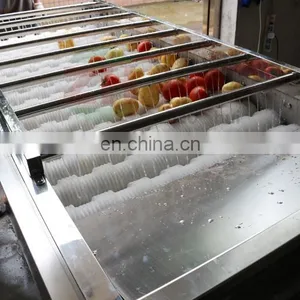 Automatic Brush Peach Mango Lemon Apple Berry Fruit Washer Bell Pepper Potato Vegetable Cleaning Washing Machines thumbnail-6