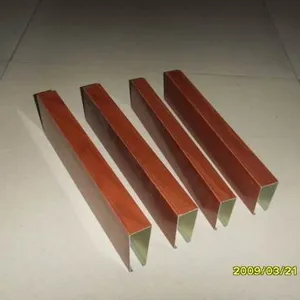 Oem Entertainment Venue 3d Wood Grain Outdoor Aluminum Square Pass thumbnail-2
