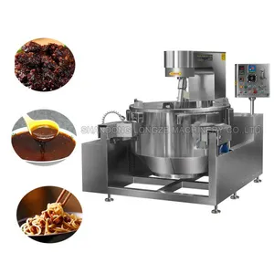 Stirring Cooking Mixer Machine With Nougat Peanut And Sugar Sauce thumbnail-1