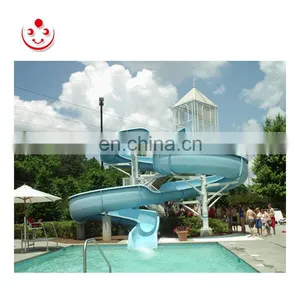 Fiberglass Spiral Tube Pool Water Slide for Sale thumbnail-4