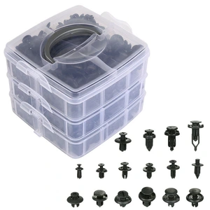 Auto Plastic Bumper Clips Plastic Rivets Halfords 8mm Plastic Rivets thumbnail-4
