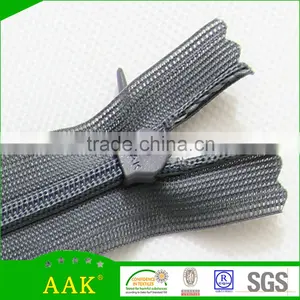 Apparel Zippers Korea for Clothing 3# Invisible Zippers With Water Drop Puller Quality Choice thumbnail-6