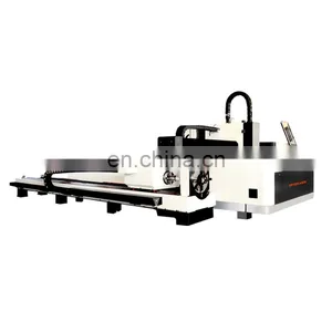 High-speed Fiber Laser Dual-use Cutting Machine for Hot Sale Metal Sheet and Tube Laser Cutter thumbnail-3