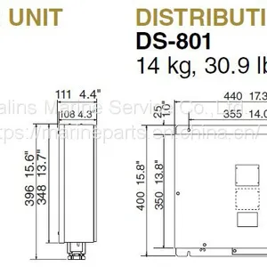 FURUNO DS-80 Transducer Tank FLUSH TYPE DS784 thumbnail-2