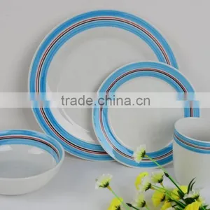 Porcelain Dinner Set Luxury With Glaze Line China Best Home Porcelain Tablewware With Good Quality and Cheap Price thumbnail-1