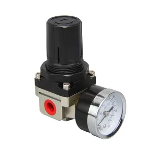 AR2000-02 Pneumatic Air Compressor Pressure Regulator Valve With a 1/4 Inch Port thumbnail-2