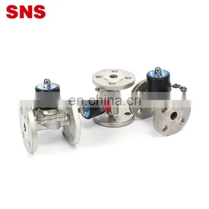 SNS 2WBF Series Liner Safety Floating Relief Pneumatic Control Valve Solenoid Valve With Stainless Steel Flange thumbnail-3