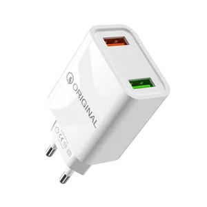 Travel Electric QC3.0 Wall PD USB Type C Fast Charger Quick Charge 3.0 USB Power Charger Adapter Mobile Phone Charger thumbnail-1