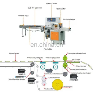 Servo Control Fresh Vegetable Packing Machine for Onion Corn Packaging Machine Tomato Cauliflower Cucumber Packing Machine thumbnail-2