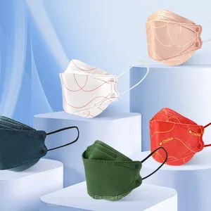 KF94 3D Fish Shape Protective Filter Face Mask 5 Colors is Meets the Requirements of GB2626-2019 thumbnail-1