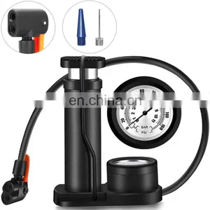 Foot High Pressure Pump Mini Portable Electric Car Bicycle Motorcycle Car Household Pedal Air Pump thumbnail-4