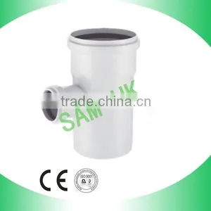 CHINA FACTORY PVC PIPE FITTINGS NBR5688 TEE WITH SOCKET FOR WASTING WATER thumbnail-3