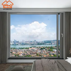 HMK-MV Thermal Break Aluminum Frame Micro Side Ventilation Casement Window thumbnail-1