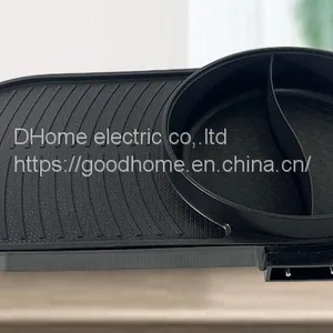 Mandarin Duck Hot Pot/Roast Pork and Rinse Roast Integrated Pot/Multi Functional Cooking Electric Hot Pot（Wechat:13510231336） thumbnail-1